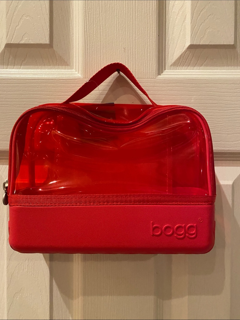 BOGG BAG Red Clear Cosmetic Case